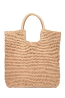Women's Straw Shoulder Bag | Derimod Women's Straw Shoulder Bag | Derimod