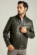 Bill Men's Green Coat | Derimod Bill Men's Green Coat | Derimod