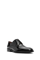 Men's Black Laced Patent Leather Classic Shoes | Derimod Men's Black Laced Patent Leather Classic Shoes | Derimod