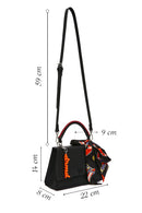 Woman Black Long Strap Classic Shoulder Bag | Derimod Woman Black Long Strap Classic Shoulder Bag | Derimod