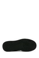 Erkek Siyah Deri Bilekli Sneaker | Derimod Erkek Siyah Deri Bilekli Sneaker | Derimod