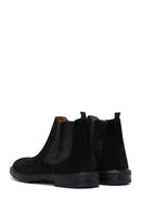 Men's Black Suede Leather Chelsea Boots | Derimod Men's Black Suede Leather Chelsea Boots | Derimod
