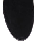 Women's Suede Heeled Leather Boots | Derimod Women's Suede Heeled Leather Boots | Derimod