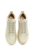 Women's Beige Thick Soled Sneaker | Derimod Women's Beige Thick Soled Sneaker | Derimod
