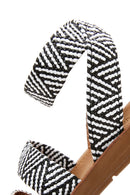 Women's Black Double Strap Sandals | Derimod Women's Black Double Strap Sandals | Derimod