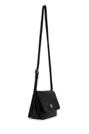 Woman Black Croc-Embossed Crossbody Bag | Derimod Woman Black Croc-Embossed Crossbody Bag | Derimod
