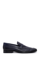 Erkek Lacivert Deri Klasik Loafer | Derimod Erkek Lacivert Deri Klasik Loafer | Derimod