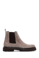 Men's Mink Suede Leather Chelsea Boots | Derimod Men's Mink Suede Leather Chelsea Boots | Derimod