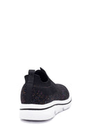 Kadın Siyah Desenli Kumaş Sneaker | Derimod Kadın Siyah Desenli Kumaş Sneaker | Derimod