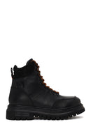 Harley Davidson Erkek Siyah Stein Bağcıklı Kalın Tabanlı Deri Postal Bot | Derimod Harley Davidson Erkek Siyah Stein Bağcıklı Kalın Tabanlı Deri Postal Bot | Derimod