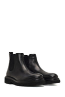 Men's Black Lace-up Leather Chelsea Boot | Derimod Men's Black Lace-up Leather Chelsea Boot | Derimod
