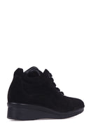 Wedge Heeled Women's Suede Shoes | Derimod Wedge Heeled Women's Suede Shoes | Derimod