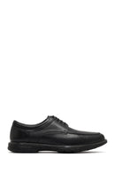 Men's Black Lace-up Leather Casual Shoes | Derimod Men's Black Lace-up Leather Casual Shoes | Derimod