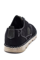 Men's Black Nubuck Leather Shoes | Derimod Men's Black Nubuck Leather Shoes | Derimod