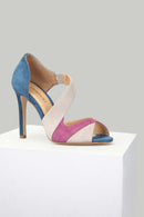 Suede Women's Heeled Leather Shoes | Derimod Suede Women's Heeled Leather Shoes | Derimod