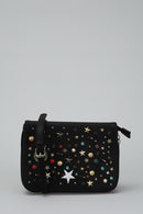 Women's Crossbody Bag with Star Staple Detail | Derimod Women's Crossbody Bag with Star Staple Detail | Derimod
