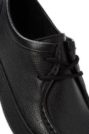 Male Black Lace-up Leather Casual Shoes | Derimod Male Black Lace-up Leather Casual Shoes | Derimod