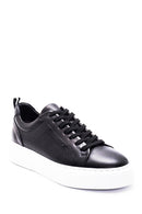 Men's Leather Perforated Sneaker | Derimod Men's Leather Perforated Sneaker | Derimod
