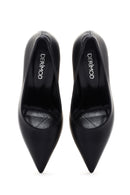 Women's Black Leather Stiletto | Derimod Women's Black Leather Stiletto | Derimod