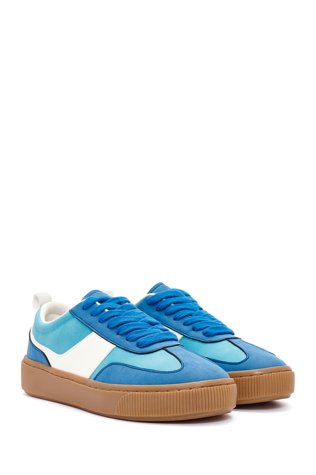 ACBC x Derimod Kadın Mavi Bağcıklı Süet Sneaker