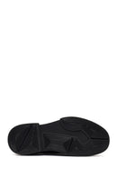 Men's Black Lace-Up Thick-Soled Leather Casual Shoe | Derimod Men's Black Lace-Up Thick-Soled Leather Casual Shoe | Derimod