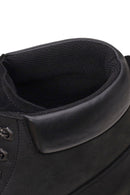 Male Black Lace-up Leather Casual Boots | Derimod Male Black Lace-up Leather Casual Boots | Derimod