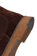 Male Brown Suede Chelsea Boots | Derimod Male Brown Suede Chelsea Boots | Derimod