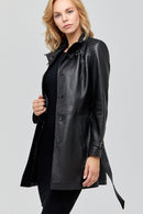Cassandra Women's Leather Jacket | Derimod Cassandra Women's Leather Jacket | Derimod