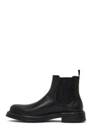 Men's Black Leather Casual Chelsea Boot | Derimod Men's Black Leather Casual Chelsea Boot | Derimod