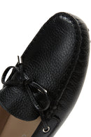 Women's Black Leather Loafer | Derimod Women's Black Leather Loafer | Derimod