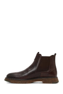 Male Brown Leather Chelsea Boots | Derimod Male Brown Leather Chelsea Boots | Derimod