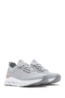 Derimod Zero Women's Grey Laced Fabric Sneakers | Derimod Derimod Zero Women's Grey Laced Fabric Sneakers | Derimod