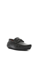 Men's Black Buckled Leather Loafer | Derimod Men's Black Buckled Leather Loafer | Derimod