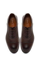 Men's Brown Lace-up Leather Classic Shoe | Derimod Men's Brown Lace-up Leather Classic Shoe | Derimod