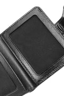 Men's Black Leather Card Holder | Derimod Men's Black Leather Card Holder | Derimod