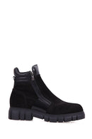Women's Zippered Leather Boots | Derimod Women's Zippered Leather Boots | Derimod