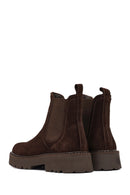 Erkek Kahverengi Süet Deri Chelsea Bot | Derimod Erkek Kahverengi Süet Deri Chelsea Bot | Derimod
