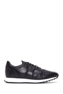 Men's Black Leather Sneaker | Derimod Men's Black Leather Sneaker | Derimod