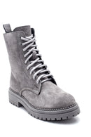 Women's Suede Leather Boots | Derimod Women's Suede Leather Boots | Derimod