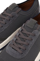 Derimod Zero Male Gray Lace-up Thick-soled Fabric Sneaker | Derimod Derimod Zero Male Gray Lace-up Thick-soled Fabric Sneaker | Derimod
