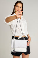 Sack Printed Women's Crossbody Bag | Derimod Sack Printed Women's Crossbody Bag | Derimod