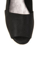 Black Open Toe Women's Leather Shoes | Derimod Black Open Toe Women's Leather Shoes | Derimod