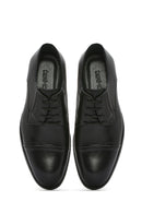Men's Black Laced Leather Classic Shoes | Derimod Men's Black Laced Leather Classic Shoes | Derimod
