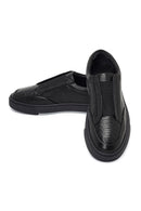Erkek Siyah Deri Sneaker | Derimod Erkek Siyah Deri Sneaker | Derimod