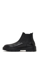 Men's Black Leather Chelsea Boot | Derimod Men's Black Leather Chelsea Boot | Derimod