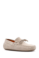 Erkek Bej Süet Deri Casual Loafer | Derimod Erkek Bej Süet Deri Casual Loafer | Derimod