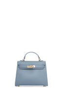 Women's Blue Long Strap Mini Crossbody Bag | Derimod Women's Blue Long Strap Mini Crossbody Bag | Derimod