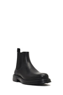 Men's Black Leather Casual Chelsea Boot | Derimod Men's Black Leather Casual Chelsea Boot | Derimod