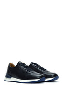 Erkek Lacivert Deri Sneaker | Derimod Erkek Lacivert Deri Sneaker | Derimod