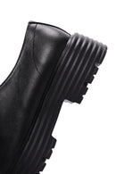 Women's Black Lace-Up Leather Masculine Shoes | Derimod Women's Black Lace-Up Leather Masculine Shoes | Derimod